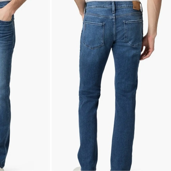 PAIGE Men's Federal Slim Straight Jeans in Pace Wash Size 34 - Picture 2 of 11